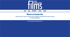 Desktop Screenshot of jonlancasterfilms.com